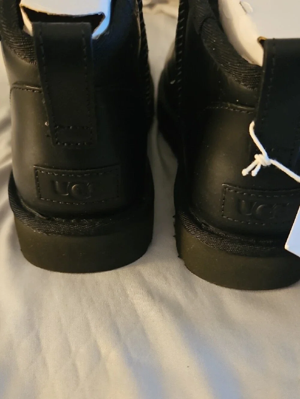 Womens Black Ankle Boots - Classic Waterproof Slip-On